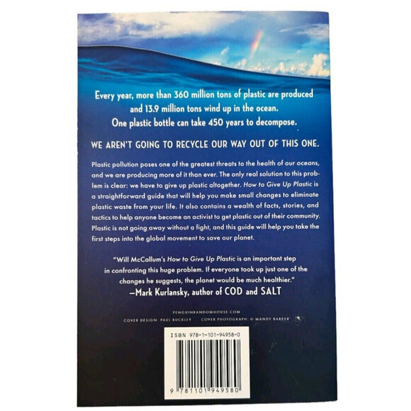 How To Give Up Plastic by Will McCallum A Guide to Changing the World... NEW - Picture 2 of 2